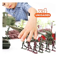 Pack4 Modelo Equipado en Mochila para Juego Activo y Tiempo Libre